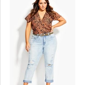 City chic Harley Hi Rise Straight Jean. Size 20